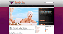 Desktop Screenshot of beauty-gala.de